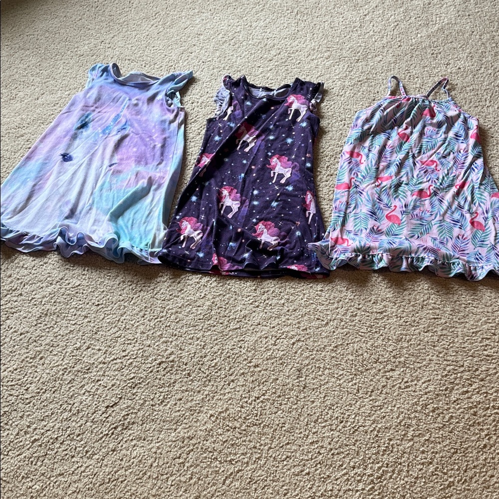 Set of 3 Girls' nightgowns